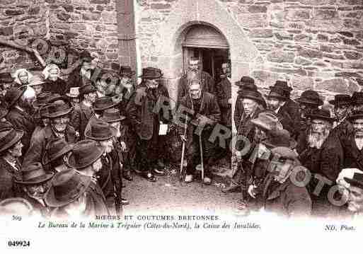 Ville de TREGUIER, carte postale ancienne