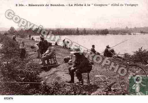 Ville de TREIGNY, carte postale ancienne