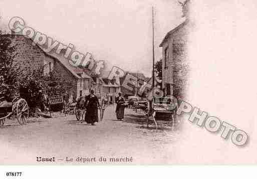 Ville de USSEL, carte postale ancienne