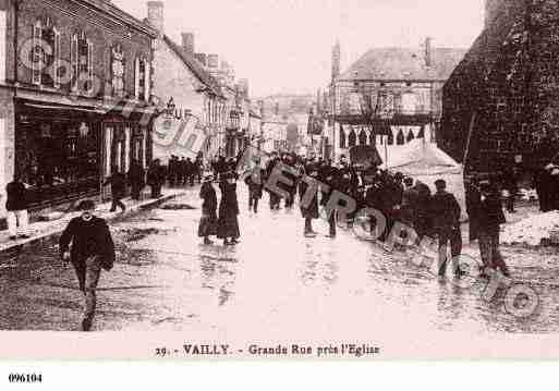 Ville de VAILLYSURSAULDRE, carte postale ancienne