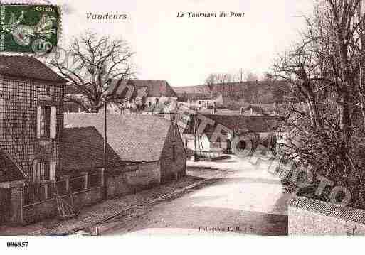 Ville de VAUDEURS, carte postale ancienne