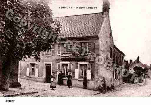 Ville de VERSIGNY, carte postale ancienne