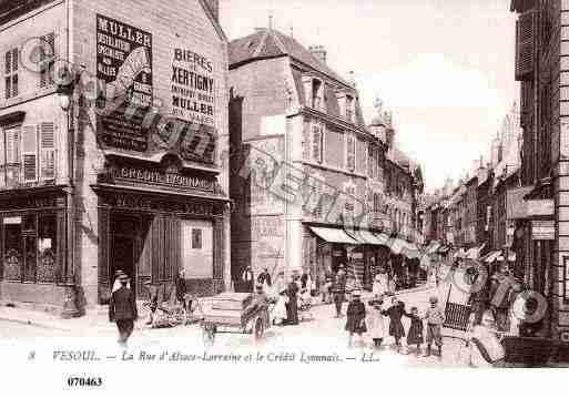 Ville de VESOUL, carte postale ancienne