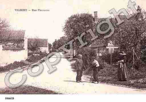 Ville de VILBERT, carte postale ancienne