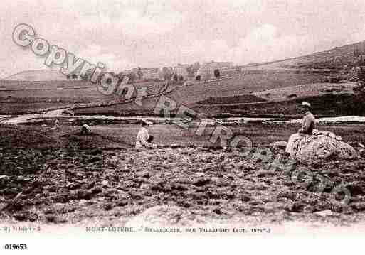 Ville de VILLEFORT, carte postale ancienne