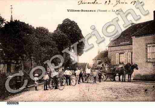 Ville de VILLIERSBONNEUX, carte postale ancienne