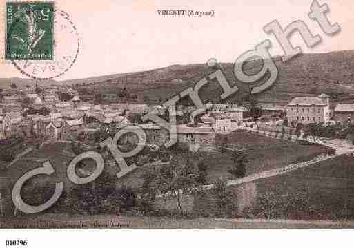 Ville de VIMENET, carte postale ancienne