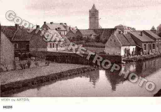 Ville de VITRYENARTOIS, carte postale ancienne