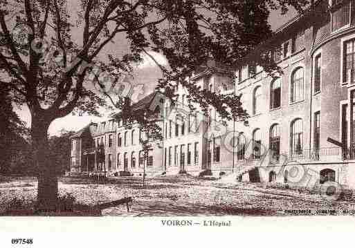 Ville de VOIRON, carte postale ancienne