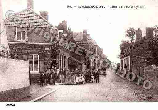 Ville de WORMHOUDT, carte postale ancienne