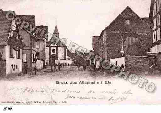 Ville de ALTENHEIM, carte postale ancienne