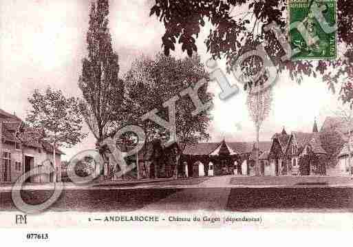 Ville de ANDELAROCHE, carte postale ancienne