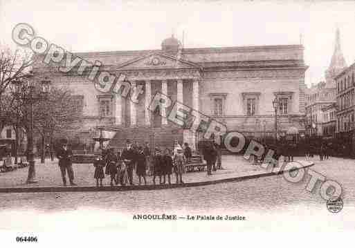 Ville de ANGOULEME, carte postale ancienne