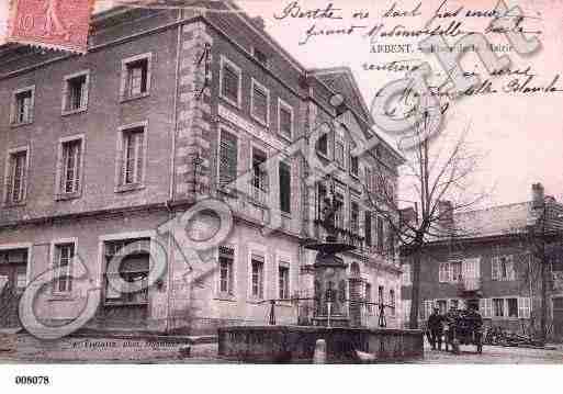 Ville de ARBENT, carte postale ancienne