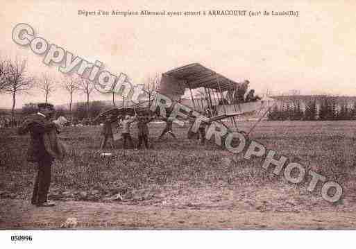 Ville de ARRACOURT, carte postale ancienne