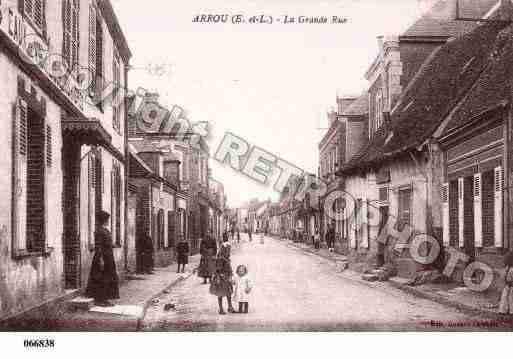 Ville de ARROU, carte postale ancienne