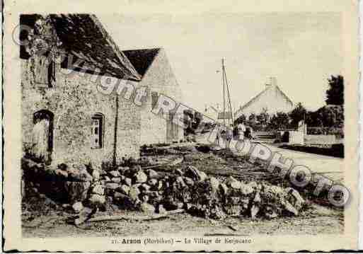 Ville de ARZONNAVALO, carte postale ancienne