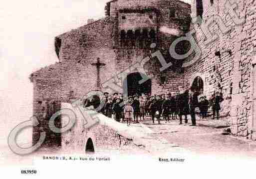 Ville de BANON, carte postale ancienne Ville de BANON, carte postale ancienne