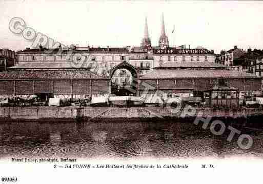 Ville de BAYONNE, carte postale ancienne