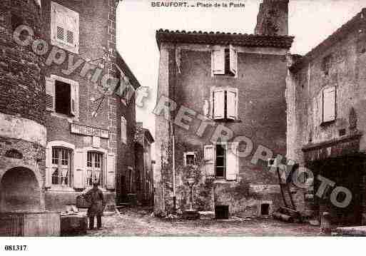 Ville de BEAUFORT, carte postale ancienne Ville de BEAUFORT, carte postale ancienne