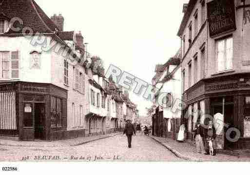 Ville de BEAUVAIS, carte postale ancienne