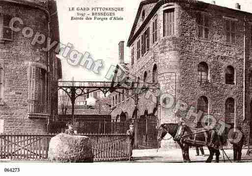 Ville de BESSEGES, carte postale ancienne Ville de BESSEGES, carte postale ancienne