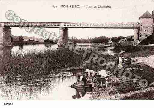 Ville de BOISLEROI, carte postale ancienne