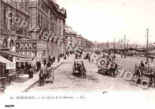 Ville de BORDEAUX, carte postale ancienne