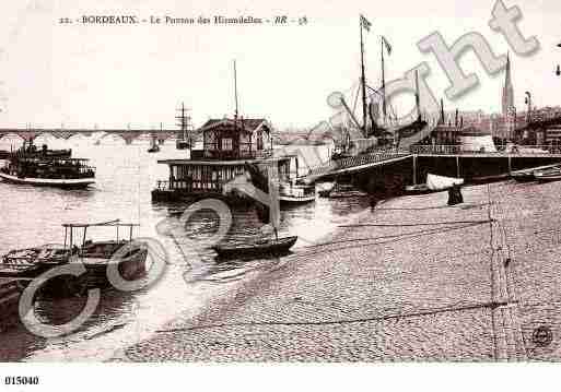 Ville de BORDEAUX, carte postale ancienne