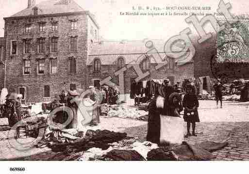 Ville de BOULOGNESURMER, carte postale ancienne