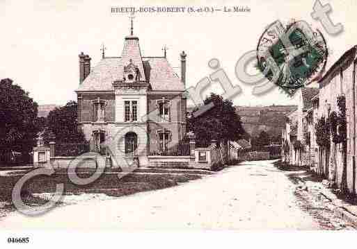 Ville de BREUILBOISROBERT, carte postale ancienne