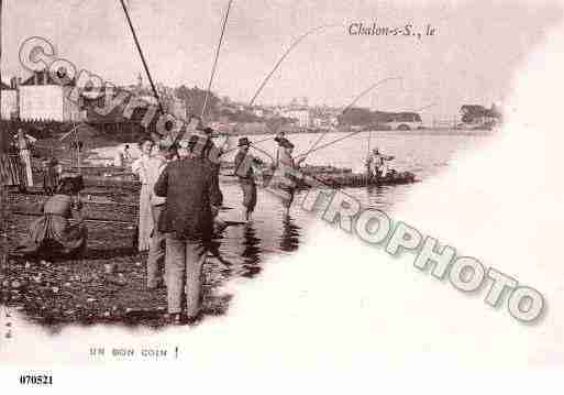 Ville de CHALONSURSAONE, carte postale ancienne