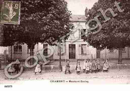 Ville de CHAMBRY, carte postale ancienne