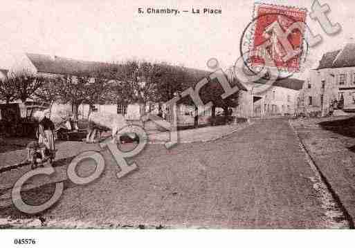 Ville de CHAMBRY, carte postale ancienne