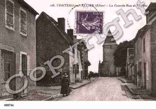 Ville de CHATEAUSURALLIER, carte postale ancienne