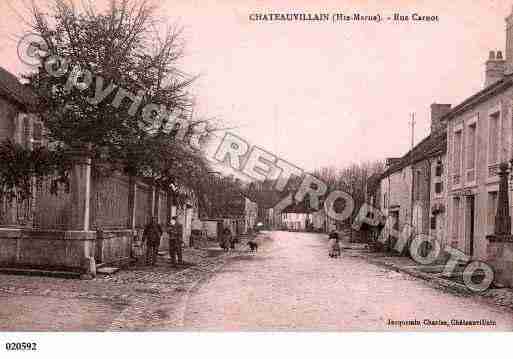 Ville de CHATEAUVILLAIN, carte postale ancienne