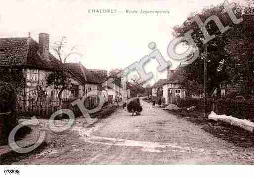 Ville de CHAUDREY, carte postale ancienne