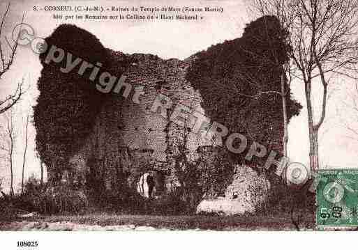 Ville de CORSEUL, carte postale ancienne