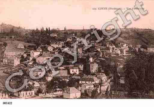 Ville de COUZEETSAINTFRONT, carte postale ancienne