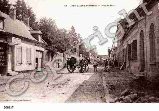 Ville de CREPY, carte postale ancienne