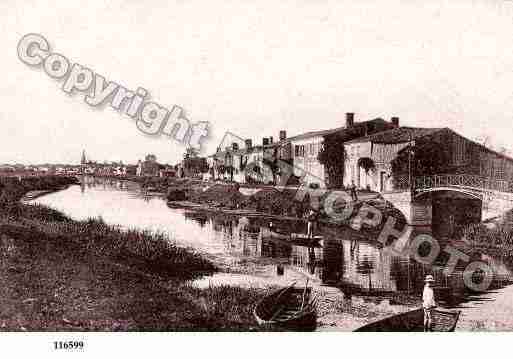 Ville de DAMVIX, carte postale ancienne