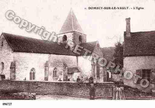 Ville de DOMECYSURLEVAULT, carte postale ancienne