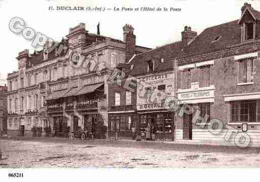 Ville de DUCLAIR, carte postale ancienne