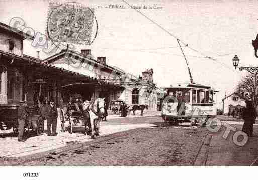 Ville de EPINAL, carte postale ancienne