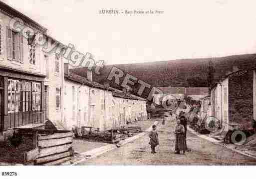 Ville de EUVEZIN, carte postale ancienne