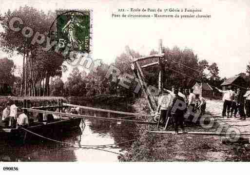 Ville de FAMPOUX, carte postale ancienne