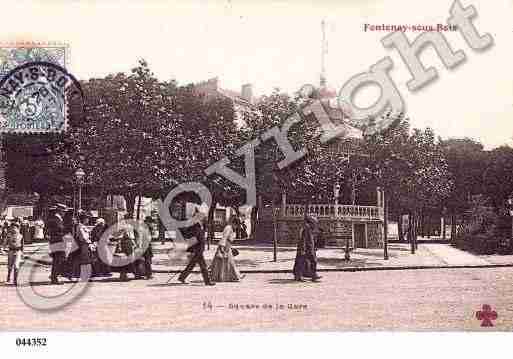 Ville de FONTENAYSBOIS, carte postale ancienne