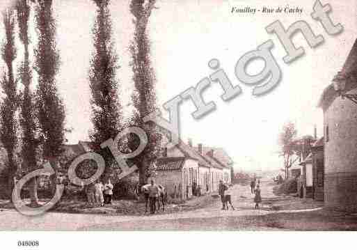 Ville de FOUILLOY, carte postale ancienne