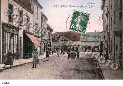 Ville de FRAISANS, carte postale ancienne