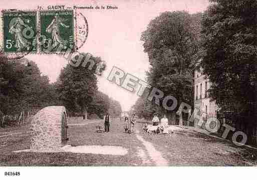 Ville de GAGNY, carte postale ancienne